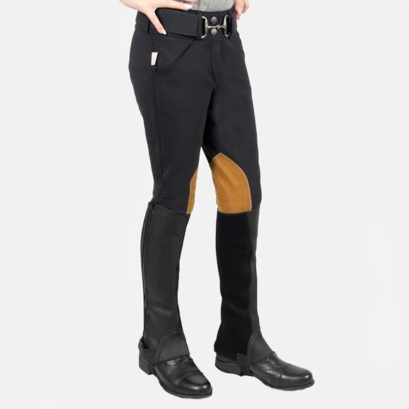 The Tailored Sportsman Black Tech Lite Boot Sock Riding Breeches 24 - Picture 2 of 11